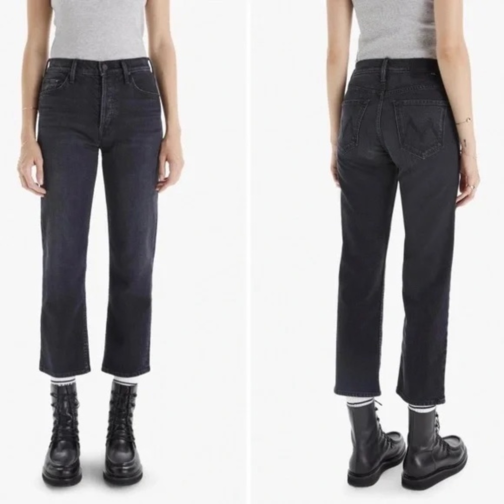 Mother Superior The‎ Tomcat Lies Lies Lies Washed Black High Waist Size 23 Edgy